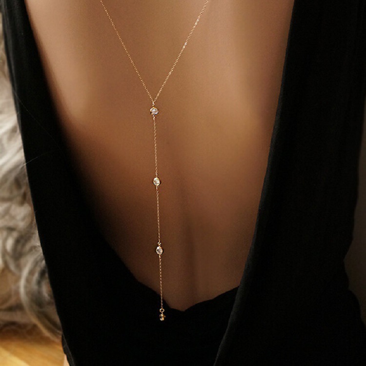 New Rhinestone Sexy Women's Ba - Body Jewelry Dress ulasan dan harga