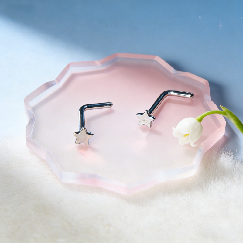 1Pc Trendy Sweet Cool Style St - Body Piercing Quality Jewelry ulasan dan harga