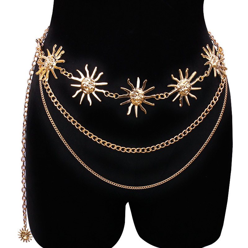 Chunky Multilayer Punk Gothic  - Body Jewelry Dress ulasan dan harga