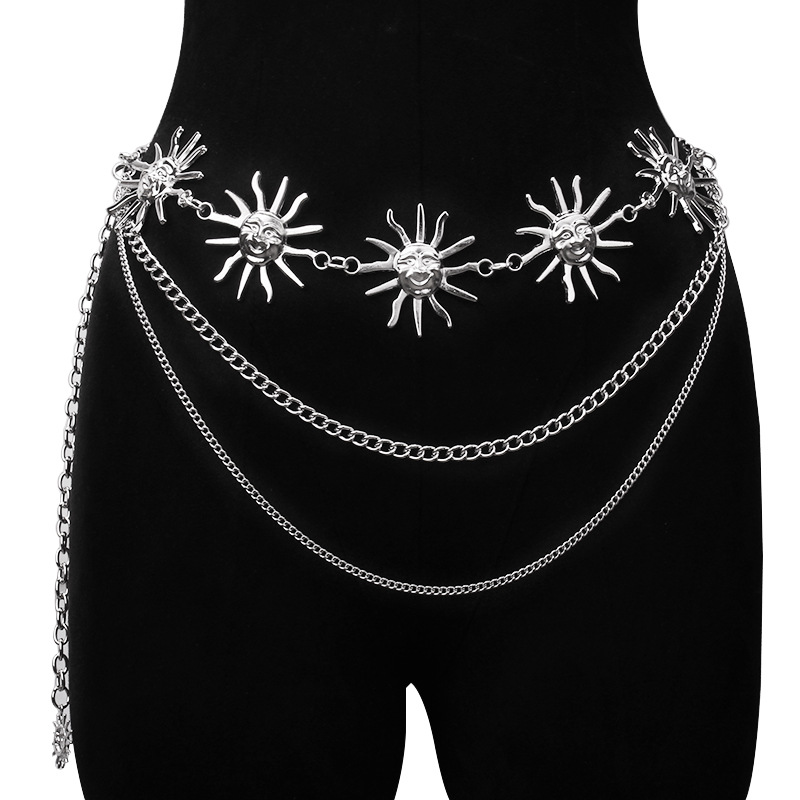 Chunky Multilayer Punk Gothic  - Body Jewelry Dress ulasan dan harga