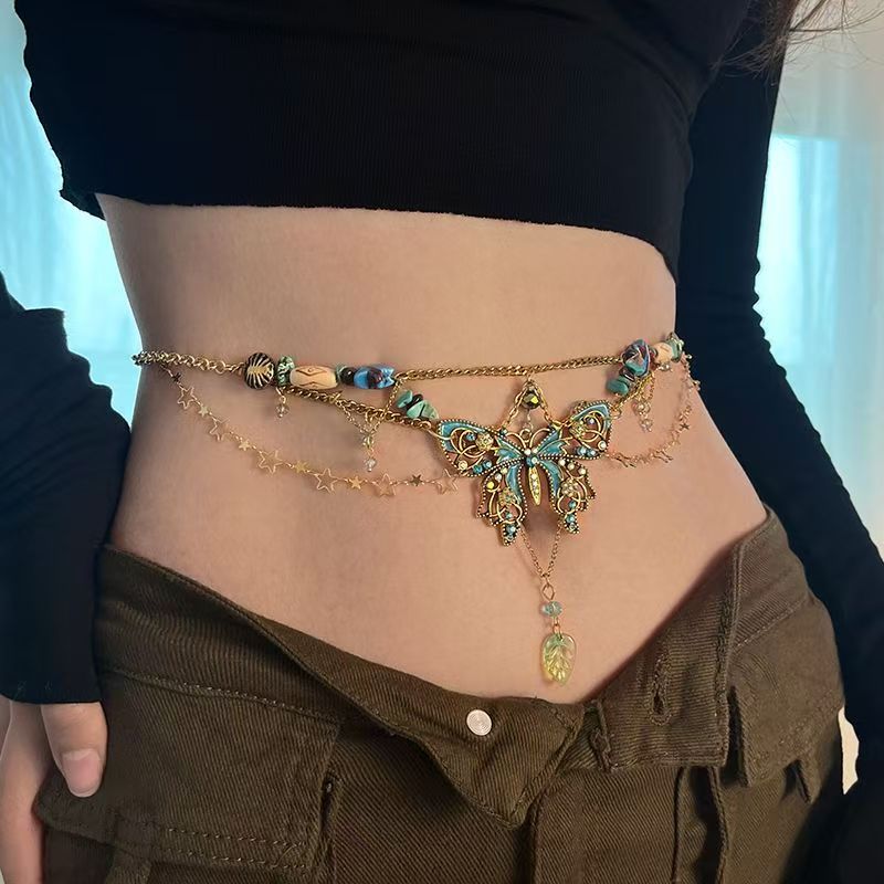 1 Piece Party Outfit Waist Cha - Body Jewelry Dress ulasan dan harga
