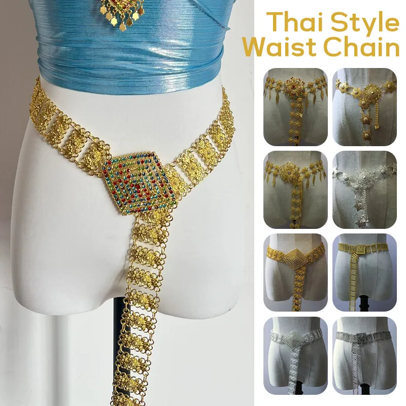 1PC Metal Thailand Waist Chain - Body Jewelry Dress ulasan dan harga