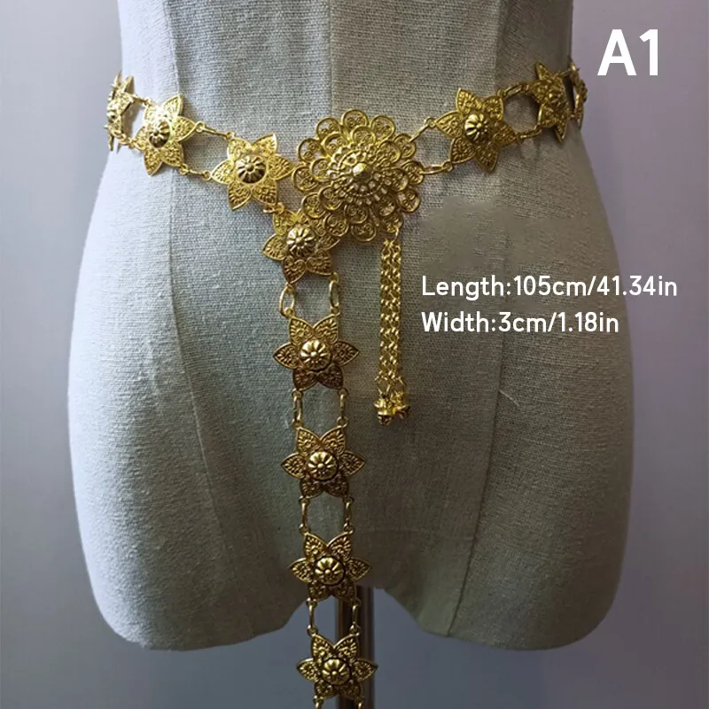 1PC Metal Thailand Waist Chain - Body Jewelry Dress ulasan dan harga