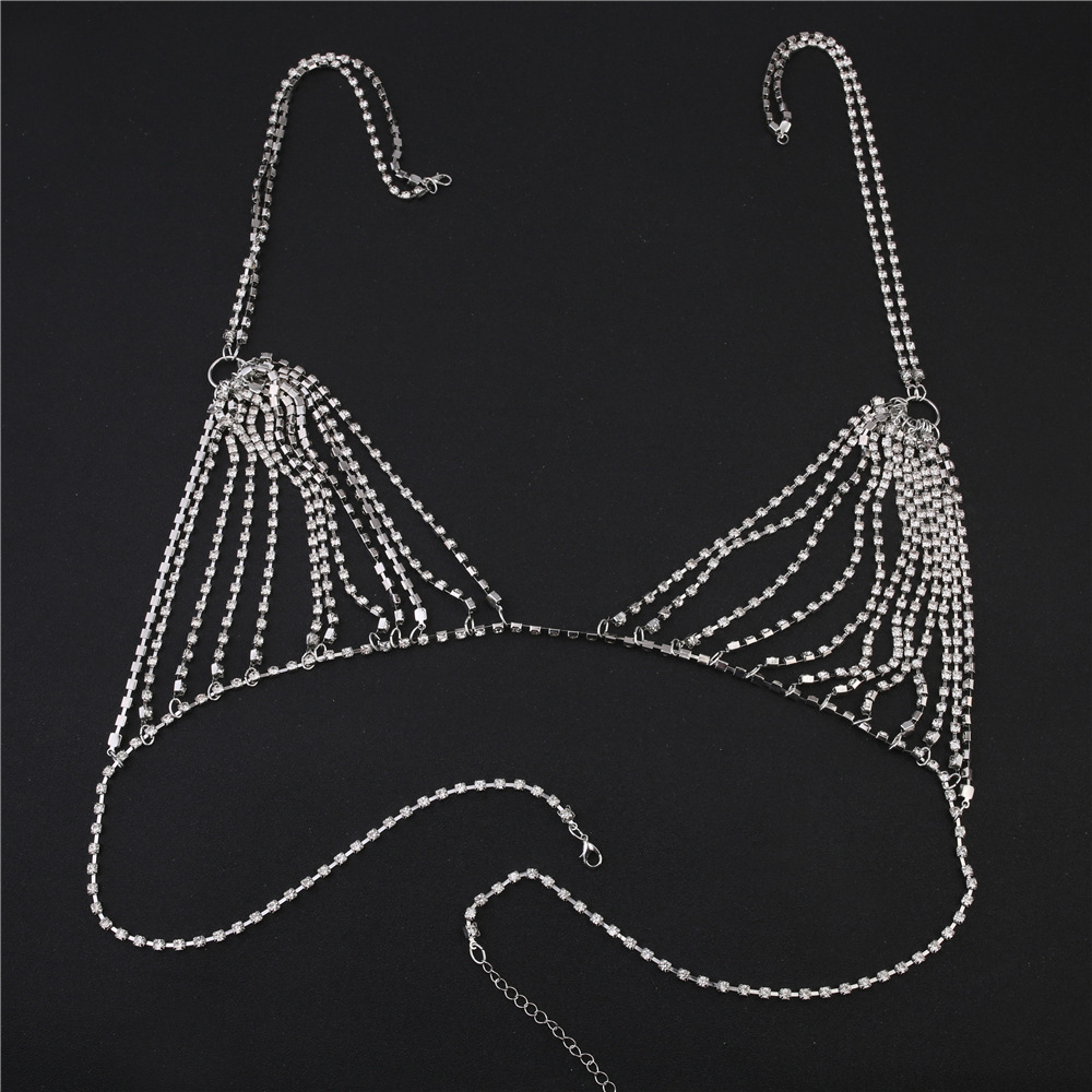 Summer Sexy Shiny Crystal Rhin - Body Jewelry Dress ulasan dan harga